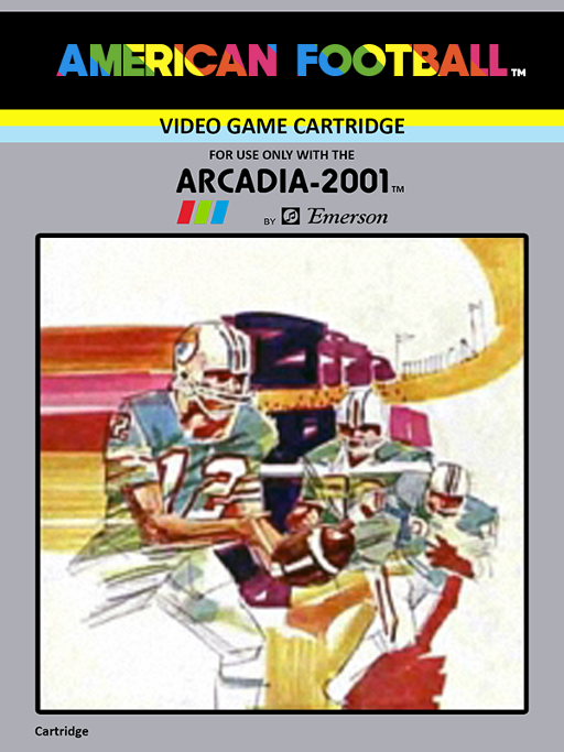 American Football box art for Arcadia 2001